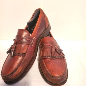 NEIL M MURPHY MEN'S SHOES BROWN TASSELS LOAFERS NM382002 SIZE 10.5B